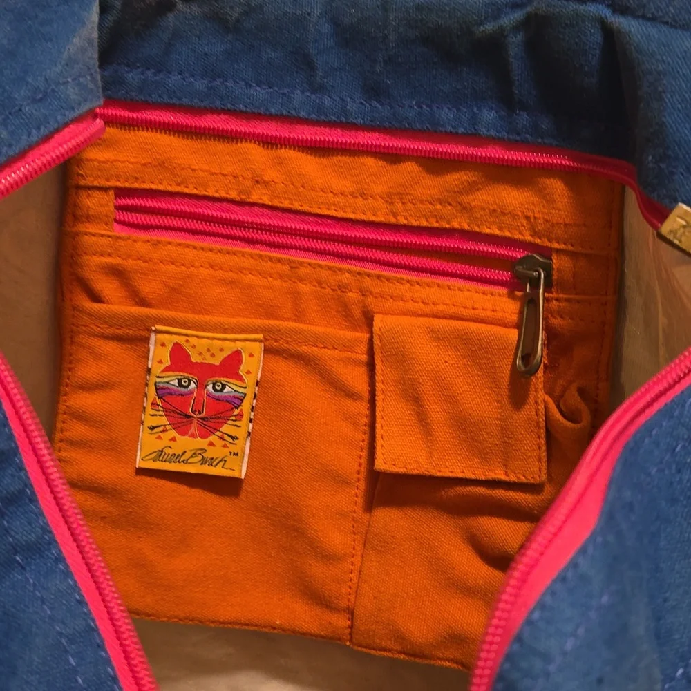 Colorful Artistic Lauren Burch Tote Bag - Picture 3 of 6